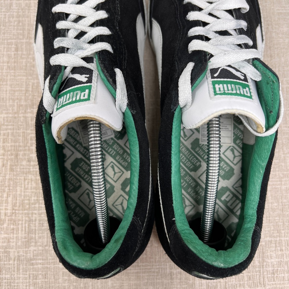 Puma Super Liga OG Suede Sneakers Men 13 Black White Retro Classic Soccer - Picture 9 of 12